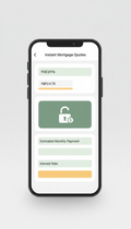 Instant Mortgage Quote Tool for Smartphone