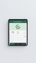 Digital Mortgage Platform for Tablet
